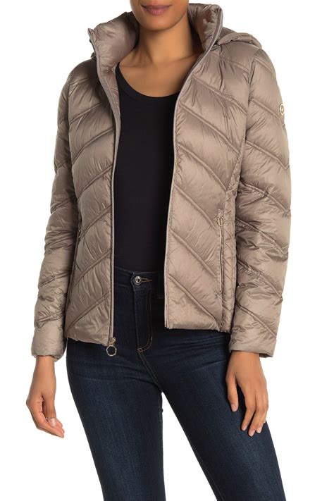 michael kors jacket at nordstrom rack|Michael Kors hooded jacket.